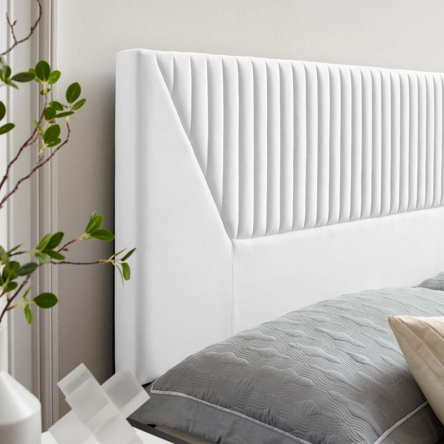 Patience Channel Tufted Performance Velvet King/California King Headboard by Modway