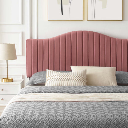 Juniper Channel Tufted Performance Velvet Queen Platform Bed by Modway