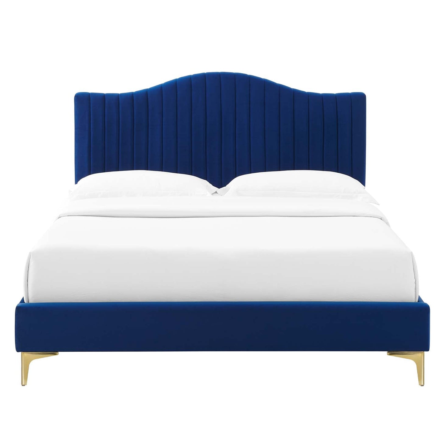 Juniper Channel Tufted Performance Velvet Full Platform Bed by Modway