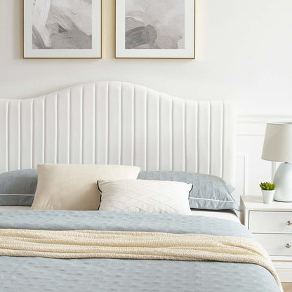 Juniper Channel Tufted Performance Velvet King Platform Bed by Modway