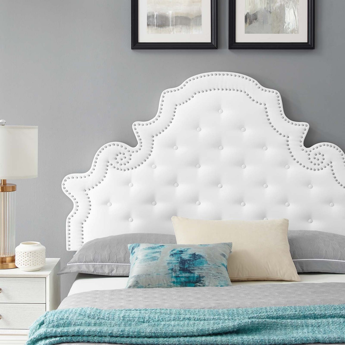 Gwyneth Tufted Performance Velvet Full Platform Bed by Modway