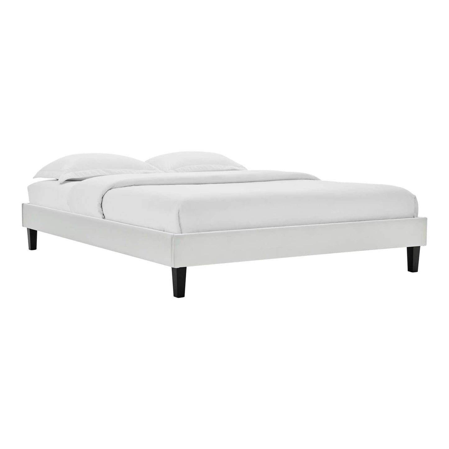Amber Tufted Performance Velvet King Platform Bed by Modway