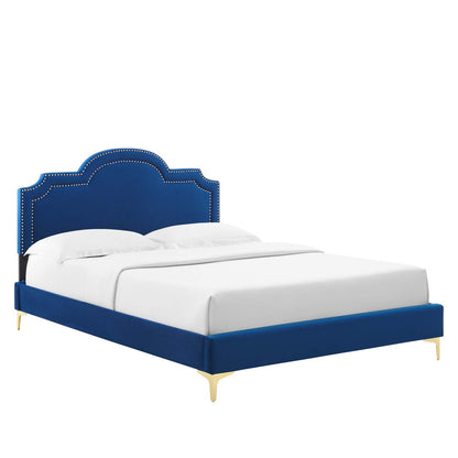 Aviana Performance Velvet Twin Bed by Modway