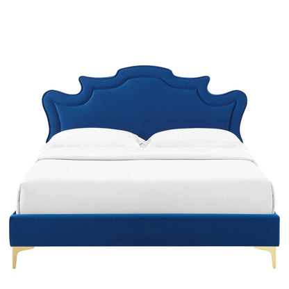 Neena Performance Velvet Twin Bed by Modway