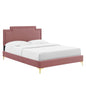 Liva Performance Velvet Twin Bed by Modway