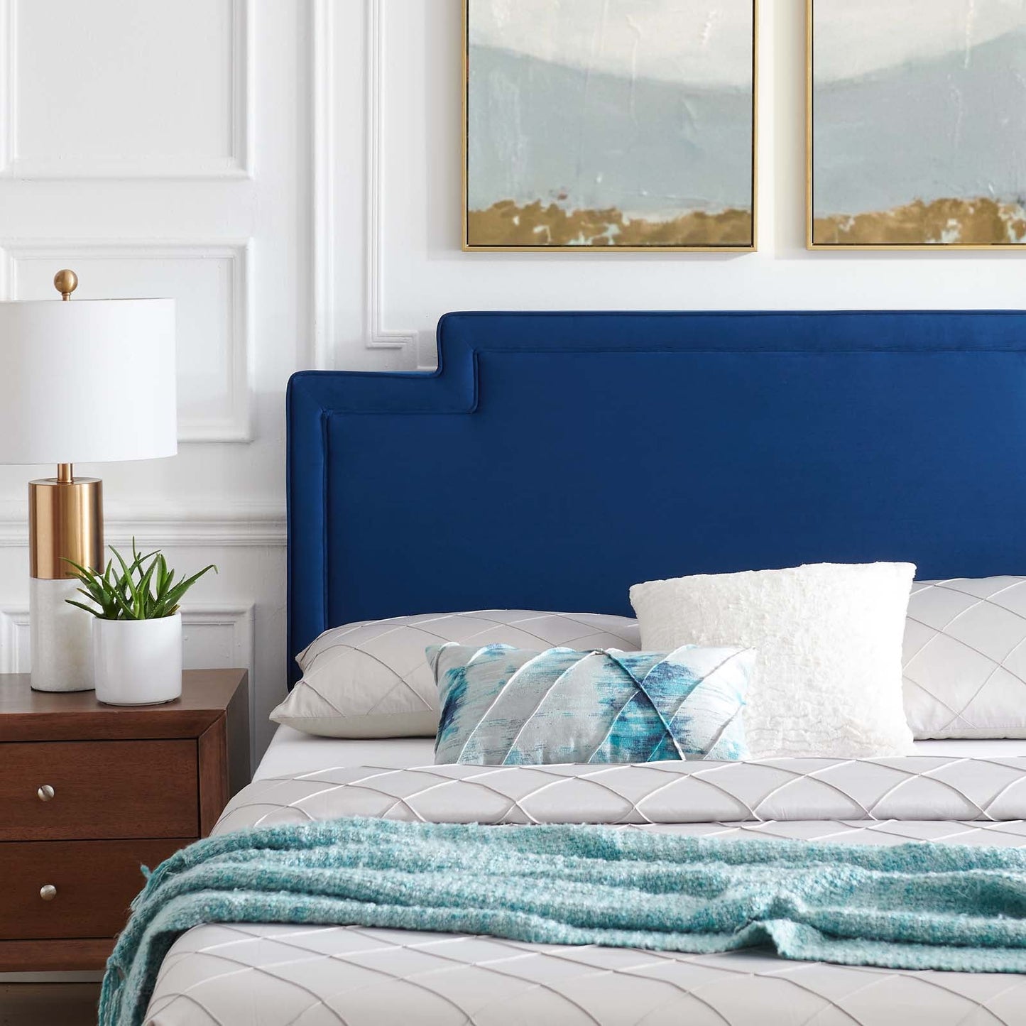 Liva Performance Velvet Twin Bed by Modway