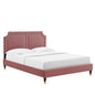 Novi Performance Velvet Twin Bed by Modway