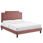 Liva Performance Velvet Twin Bed by Modway
