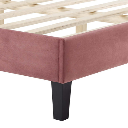 Liva Performance Velvet Twin Bed by Modway