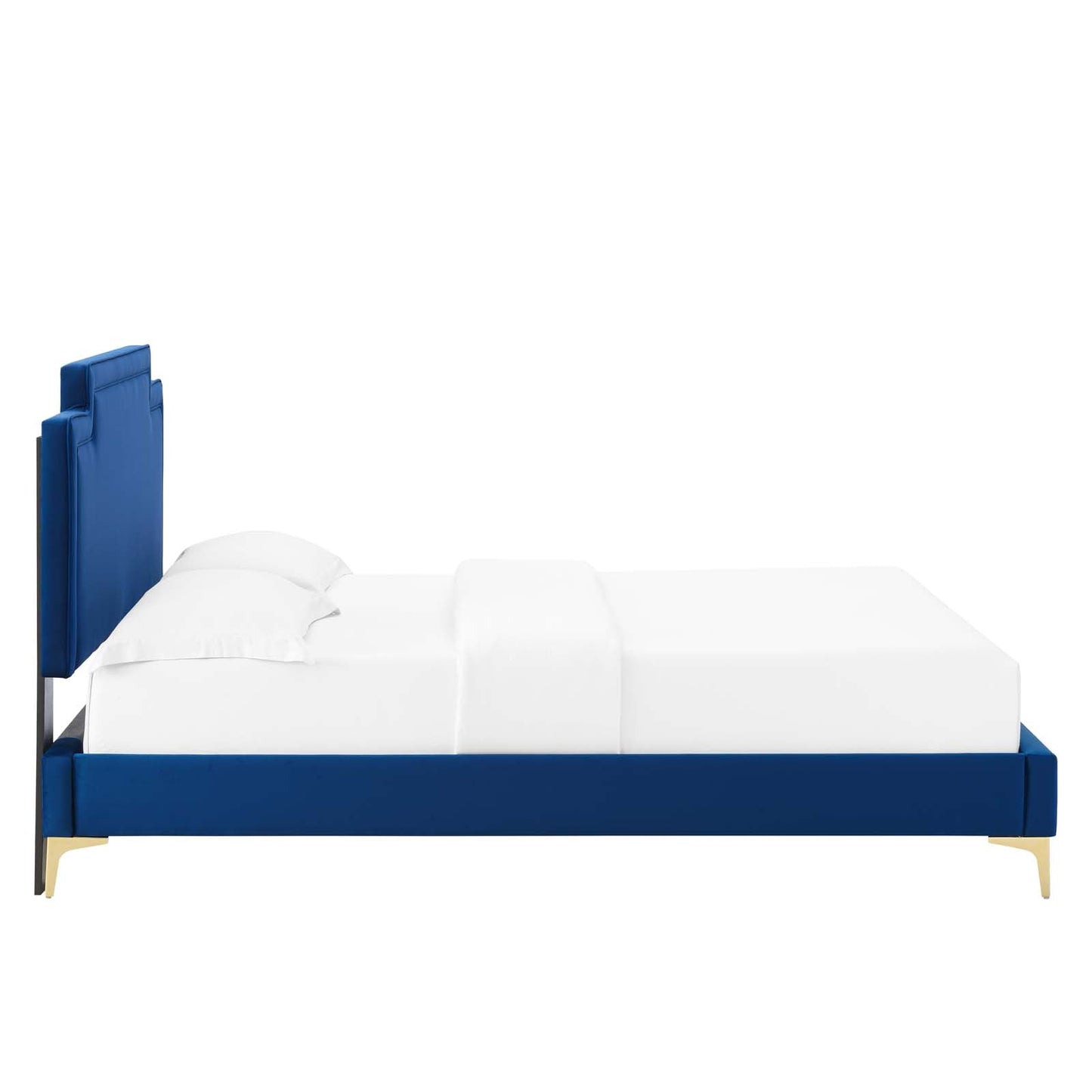Liva Performance Velvet Queen Bed by Modway