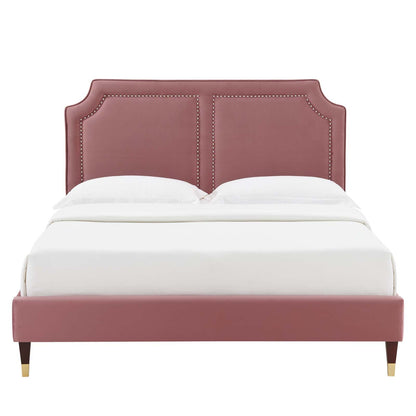 Novi Performance Velvet King Bed by Modway