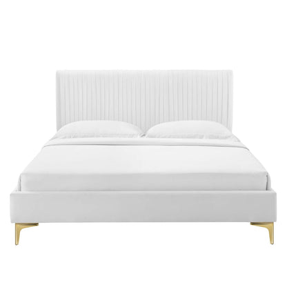 Peyton Performance Velvet Full Platform Bed by Modway