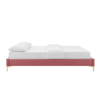Colette Performance Velvet King Platform Bed by Modway