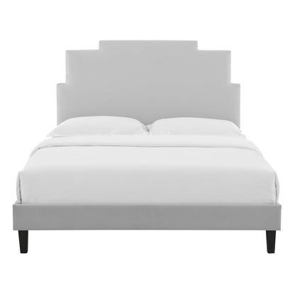 Lindsey Performance Velvet Twin Platform Bed