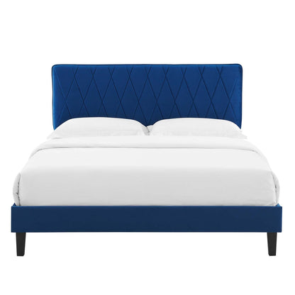 Phillipa Performance Velvet King Platform Bed by Modway