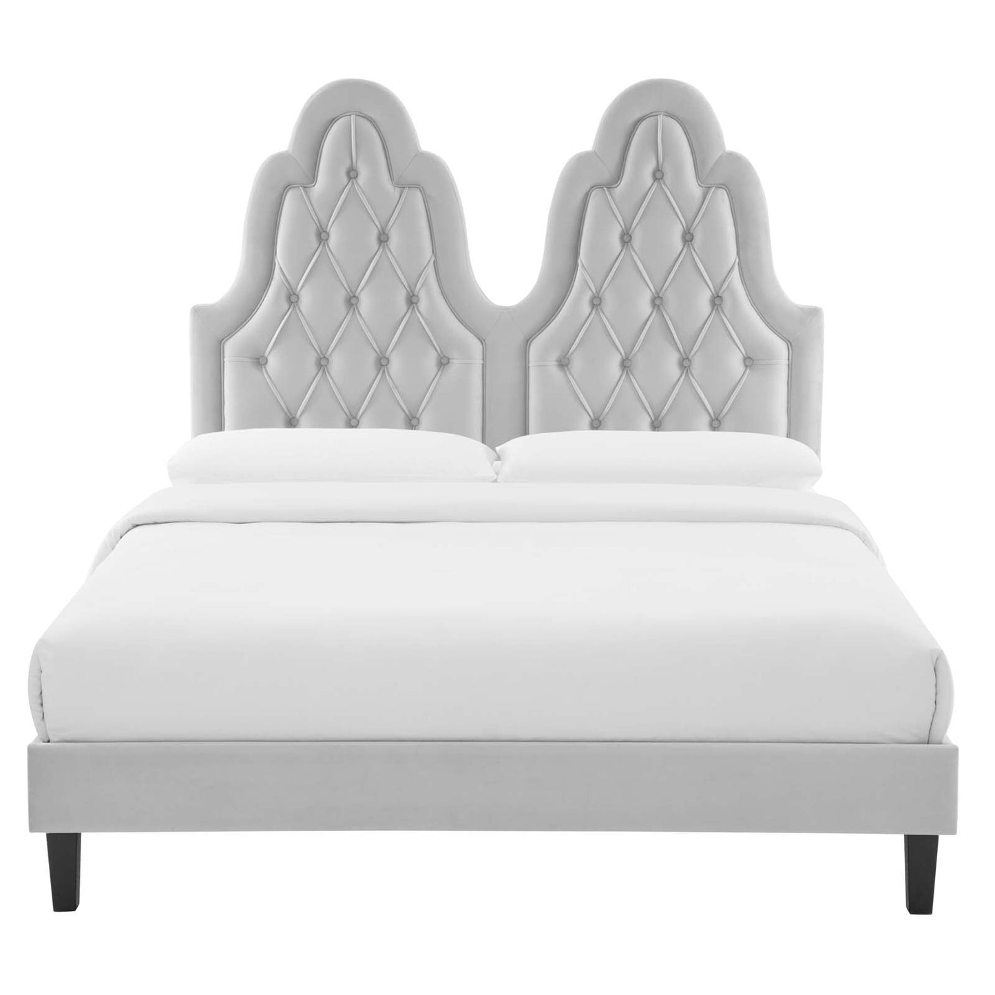 Alexandria Tufted Performance Velvet Twin Platform Bed by Modway