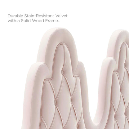 Alexandria Tufted Performance Velvet Twin Platform Bed by Modway