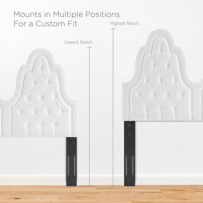 Alexandria Tufted Performance Velvet Twin Platform Bed by Modway