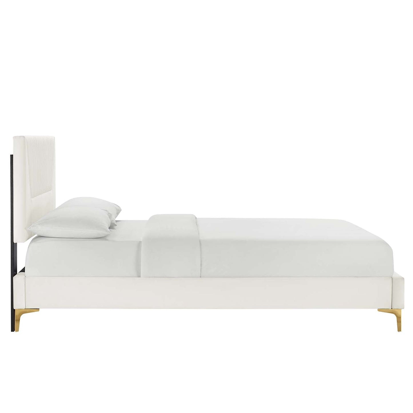 Yasmine Channel Tufted Performance Velvet Twin Pla