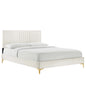 Sofia Channel Tufted Performance Velvet Full Platform Bed by Modway