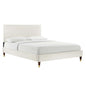 Yasmine Channel Tufted Performance Velvet Full Platform Bed by Modway