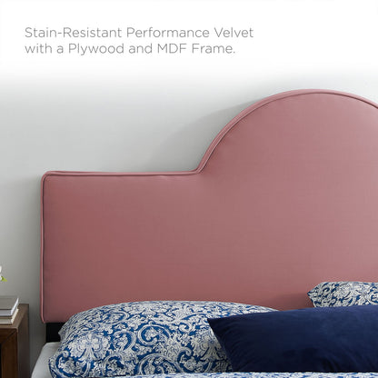 Sunny Performance Velvet Twin Bed by Modway