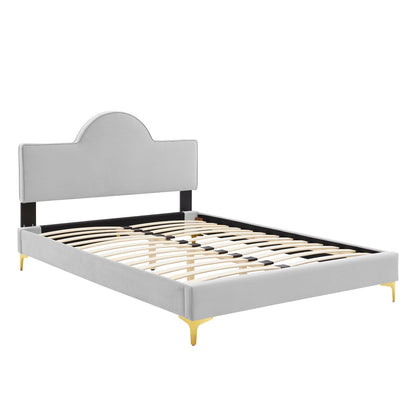 Sunny Performance Velvet Full Bed by Modway