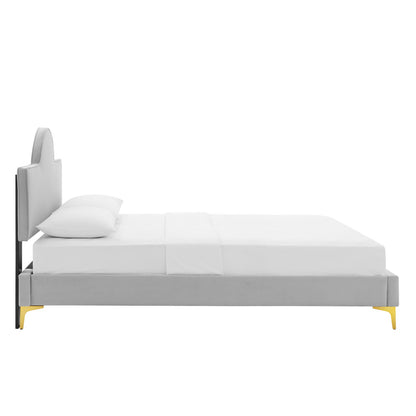 Sunny Performance Velvet Full Bed by Modway