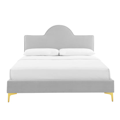 Sunny Performance Velvet Full Bed by Modway