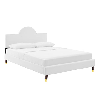 Aurora Performance Velvet King Bed by Modway