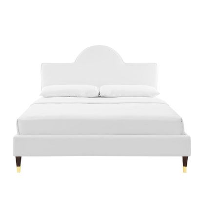 Aurora Performance Velvet King Bed by Modway