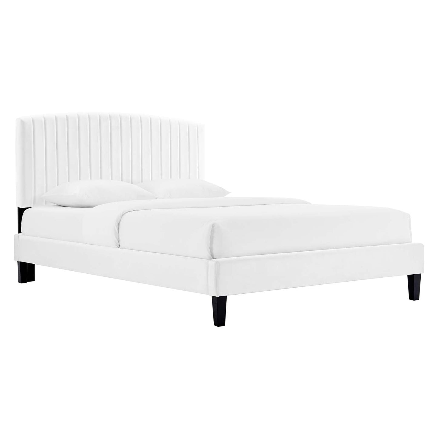 Alessi Performance Velvet Full Platform Bed by Modway