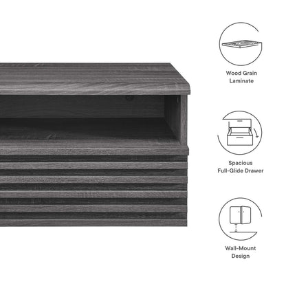 Render Wall-Mount Nightstand by Modway