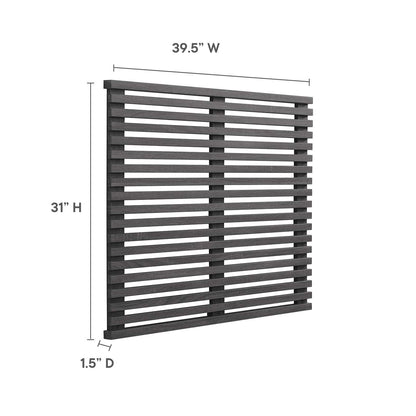 Render Wall Mount Twin Headboard by Modway