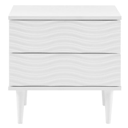Wavelet 2-Drawer Nightstand by Modway