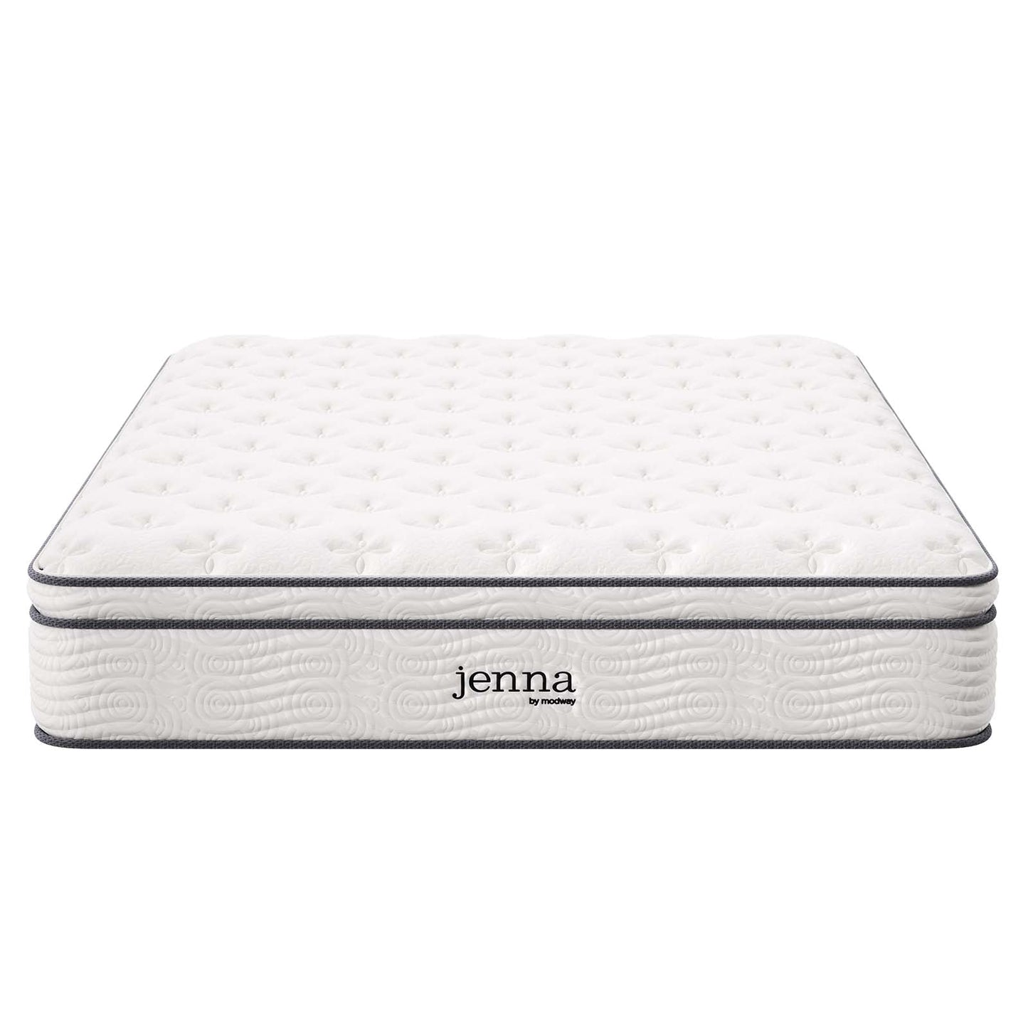 Jenna 12" Innerspring and Foam King Mattress by Modway