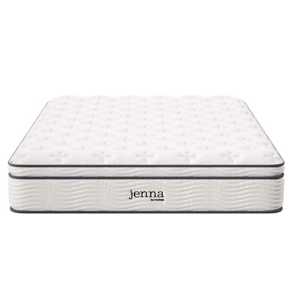 Jenna 12" Innerspring and Foam California King Mattress by Modway
