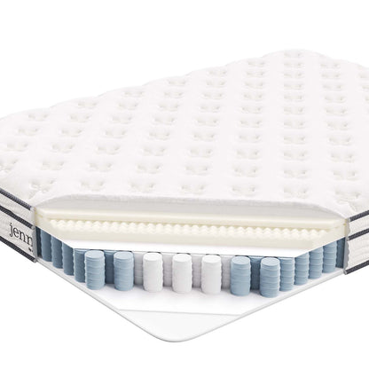 Jenna 6" Innerspring and Foam Queen Mattress by Modway