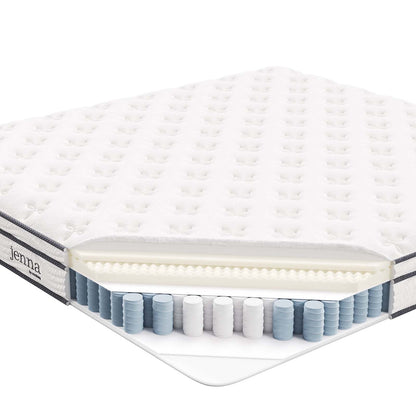 Jenna 6" Innerspring and Foam King Mattress by Modway