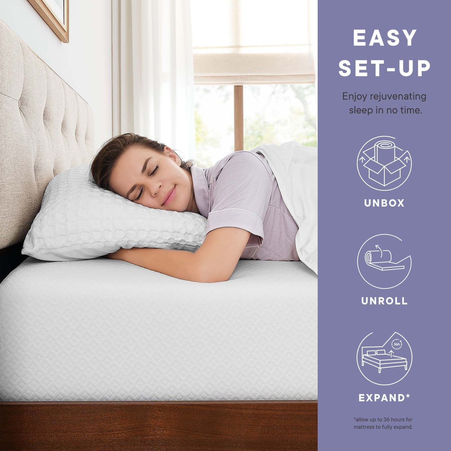 Mila 5" Queen Mattress by Modway