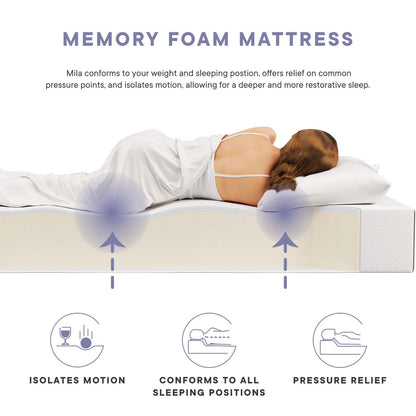 Mila 12" Twin Mattress by Modway