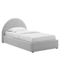 Resort Upholstered Fabric Arched Round Twin Platform Bed by Modway