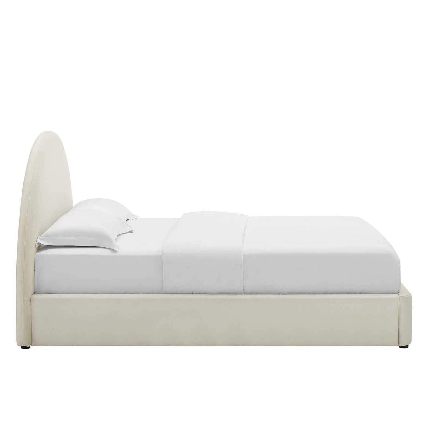 Resort Performance Velvet Arched Round Queen Platform Bed by Modway