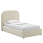 Keynote Performance Velvet Curved Twin Platform Bed by Modway