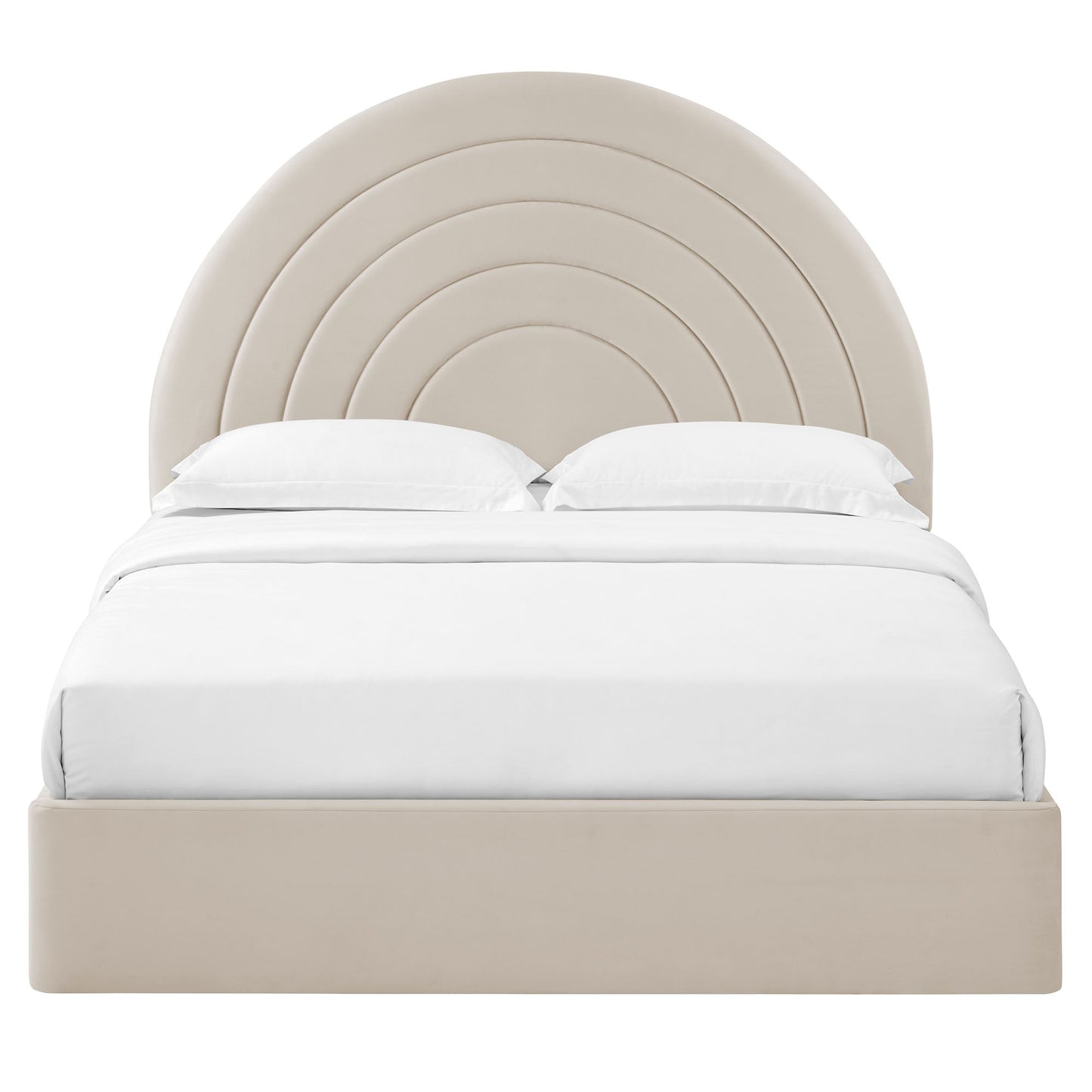 Solana Arched Performance Velvet King Platform Bed by Modway