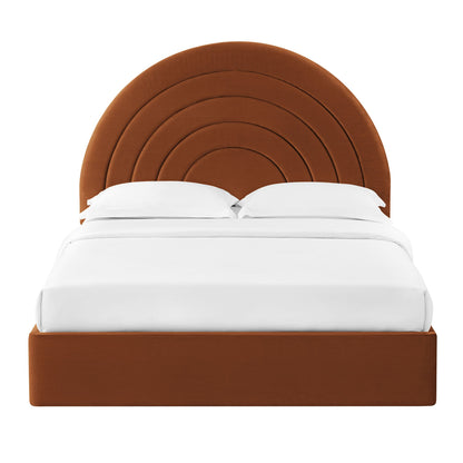 Solana Arched Performance Velvet King Platform Bed by Modway