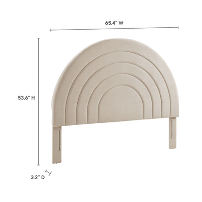 Solana Arched Performance Velvet Queen Headboard by Modway