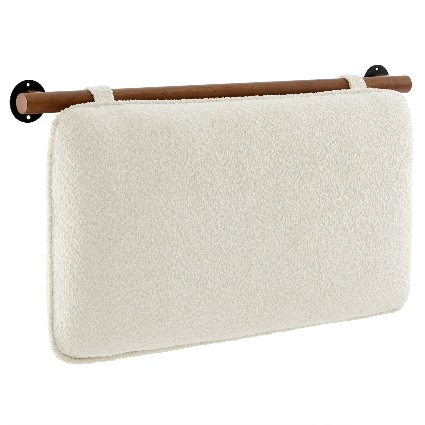 Anela Wall-Mounted Chenille Upholstered Twin Headboard by Modway