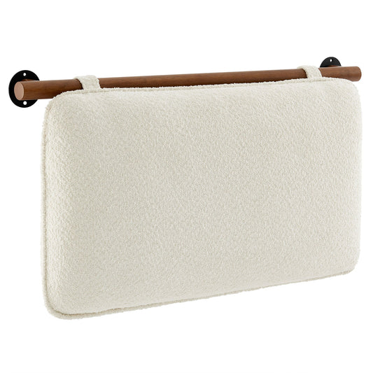 Anela Wall-Mounted Chenille Upholstered Twin Headboard by Modway