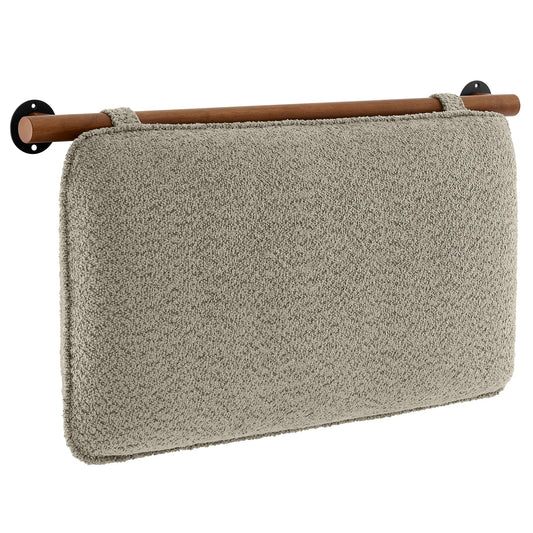 Anela Wall-Mounted Chenille Upholstered Twin Headboard by Modway